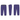 City Angels | Long Taper Baseball Pants | Purple